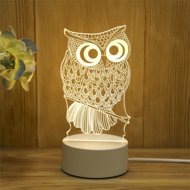 3D LED Creative Night Lamp