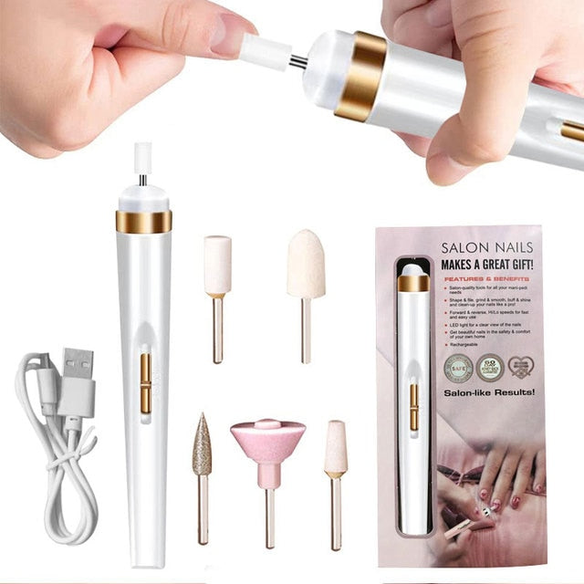 NailCraft™ Pro Deluxe Manicure Pedicure Kit