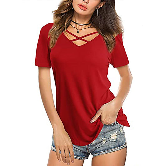 O.NIGHT™ Front Cross Chic Top