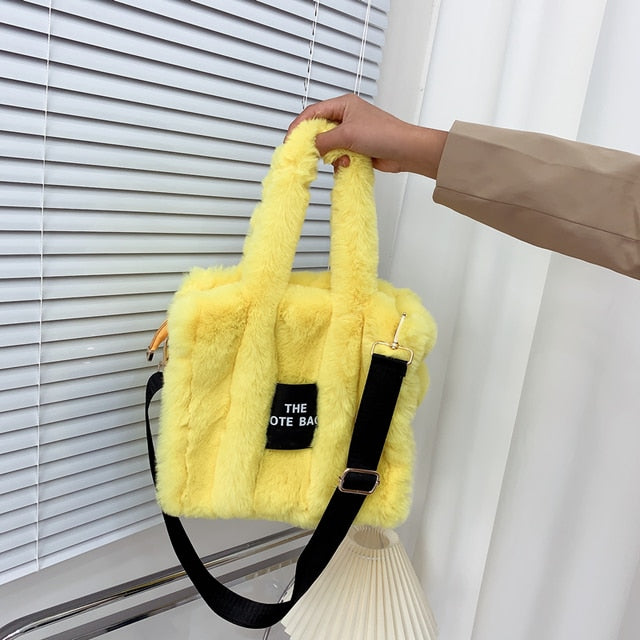 O.NIGHT™ Designer Faux Fur Tote Bag