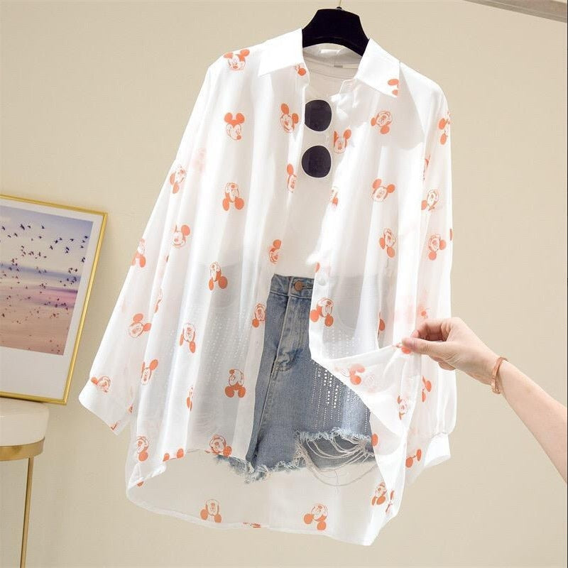 O.NIGHT™ Whimsy Cartoon Couture Blouse