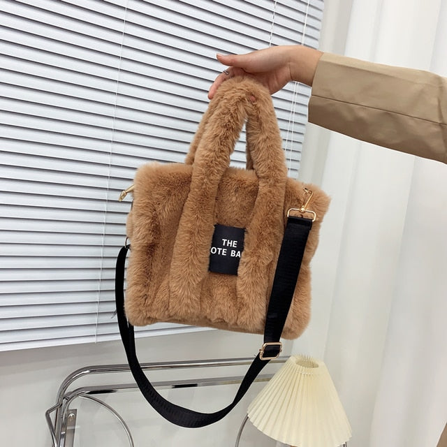 O.NIGHT™ Designer Faux Fur Tote Bag