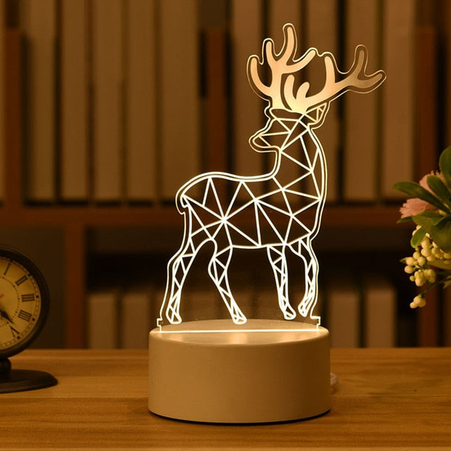 3D LED Creative Night Lamp