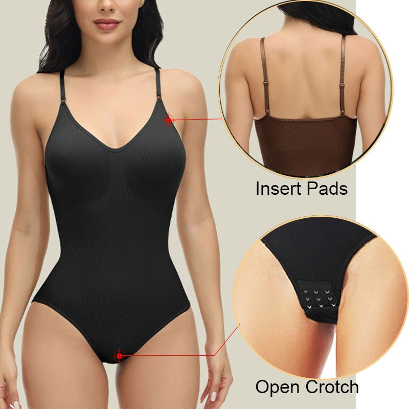 SHAPELY™ Seamless Contours Tummy Control Bodysuit