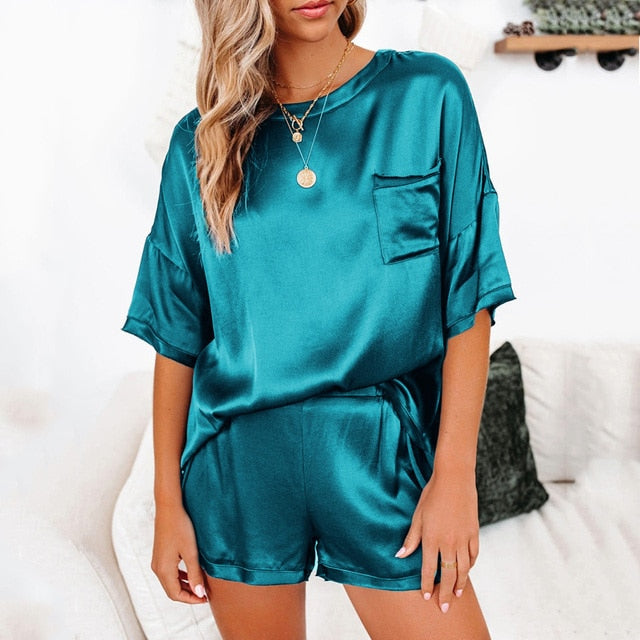 O.NIGHT™ Silk Satin Pajamas Set