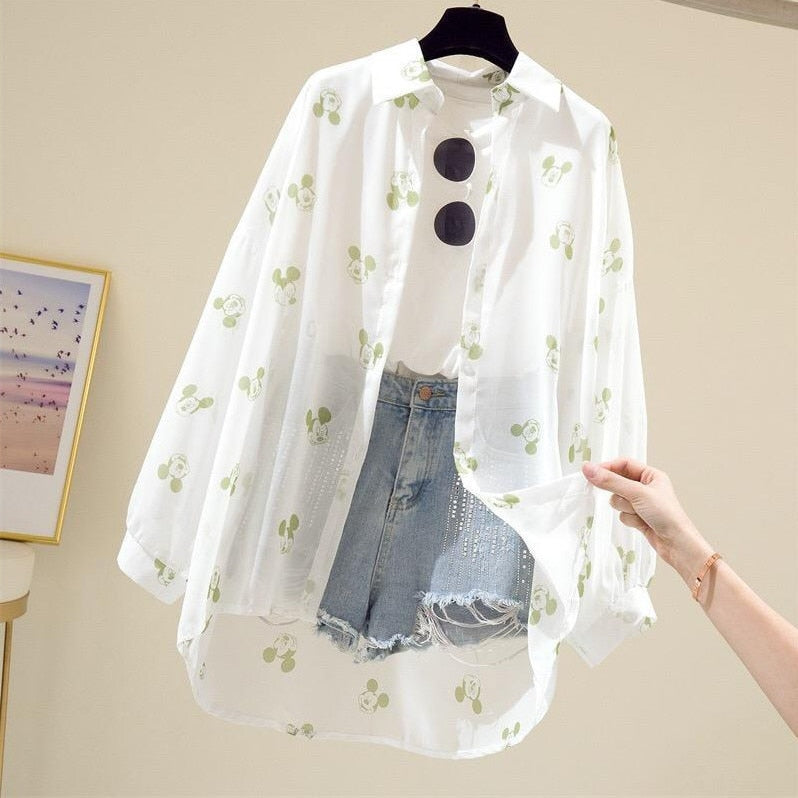 O.NIGHT™ Whimsy Cartoon Couture Blouse