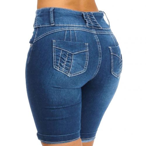 O.NIGHT™ Knee Length Denim Stretch Short Jeans