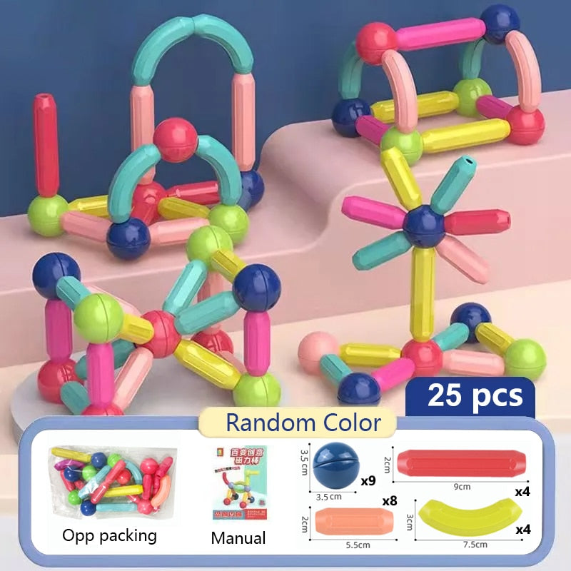 PuzzleCraft™ 3D Magnetic Building Blocks