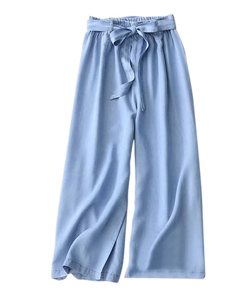 O.NIGHT™ High Waist Pocketed Tencel pants