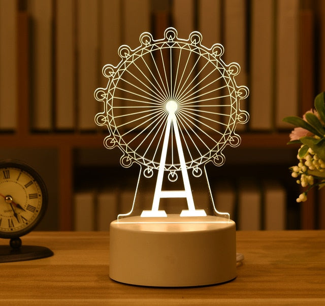 3D LED Creative Night Lamp