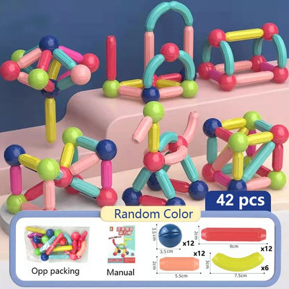 PuzzleCraft™ 3D Magnetic Building Blocks