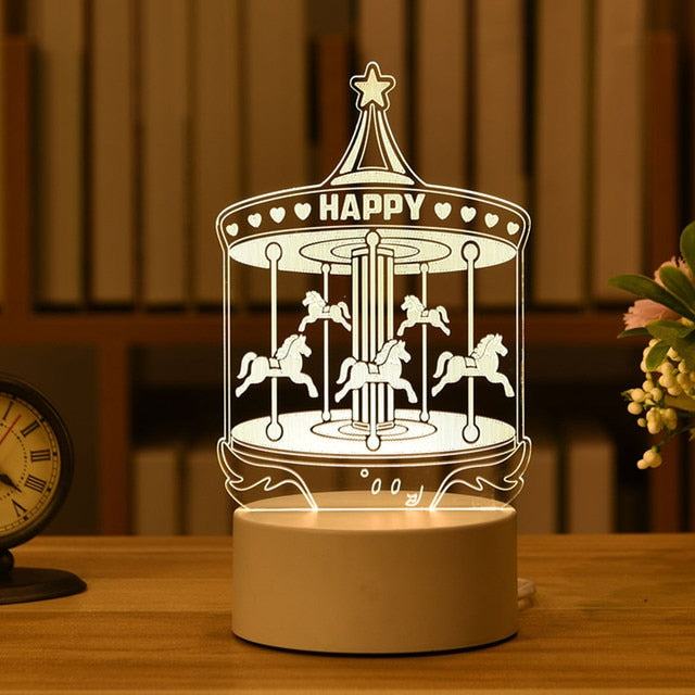 3D LED Creative Night Lamp