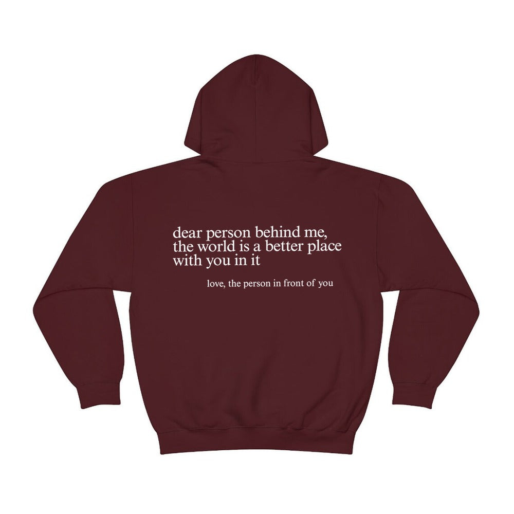 O.NIGHT™ "Dear Person behind Me" Hoodie