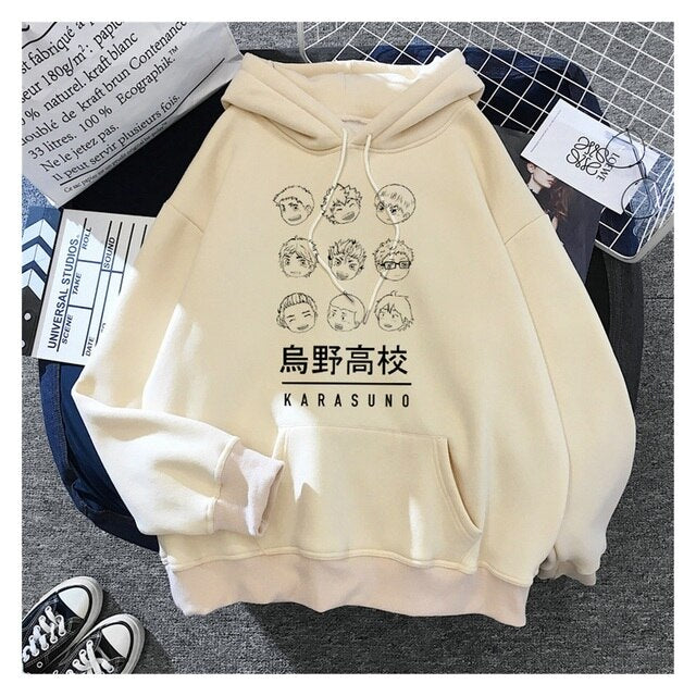 AnimeMates™ Harajuku Graphic Streetwear Hoodie