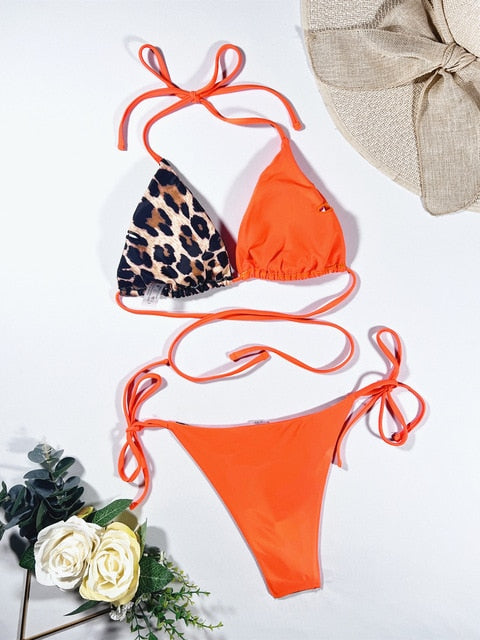 O.NIGHT™ Leopard Print 2pcs Bikini Set