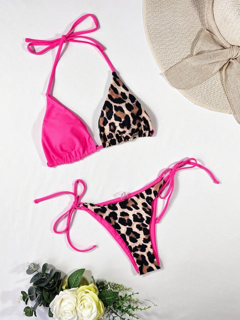 O.NIGHT™ Leopard Print 2pcs Bikini Set