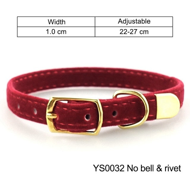 PU Leather Durable Pet Collar