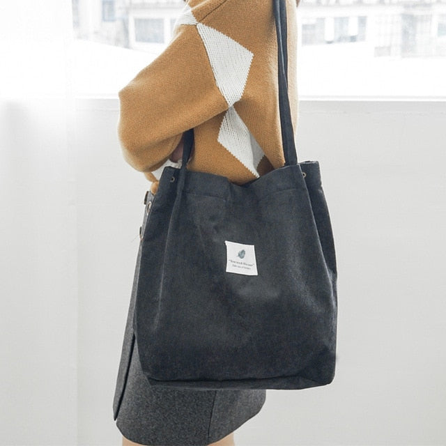 O.NIGHT™ Corduroy Canvas Shoulder Bags