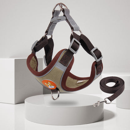 Reflective Pet Harness & Leash Set