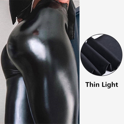 O.NIGHT™ High-Waist Elegance Leather Leggings