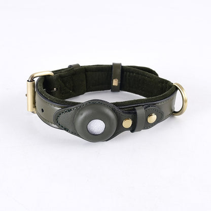 Cow Leather Anti-Lost Dog Collar