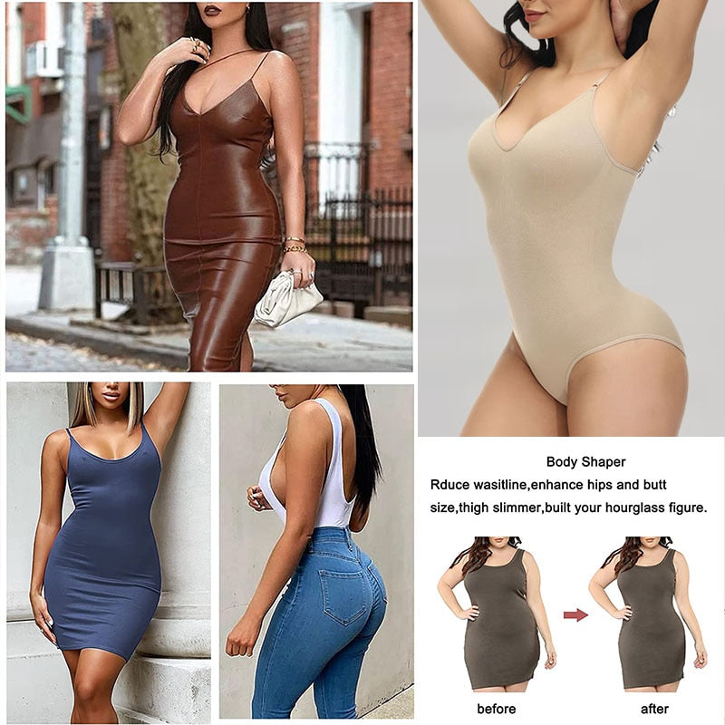 SHAPELY™ Seamless Contours Tummy Control Bodysuit