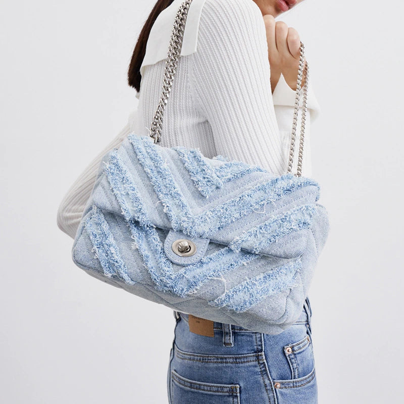 O.NIGHT™ Denim Chain Bag