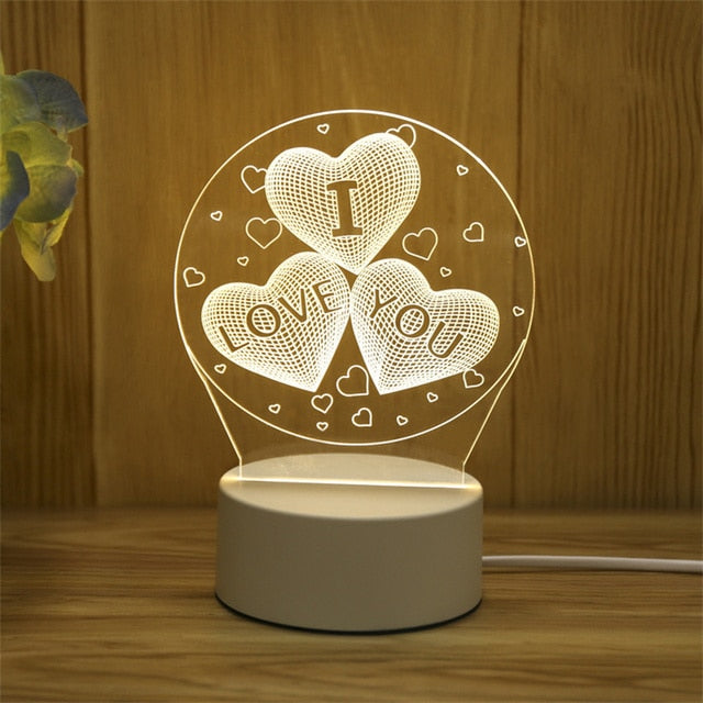 3D LED Creative Night Lamp