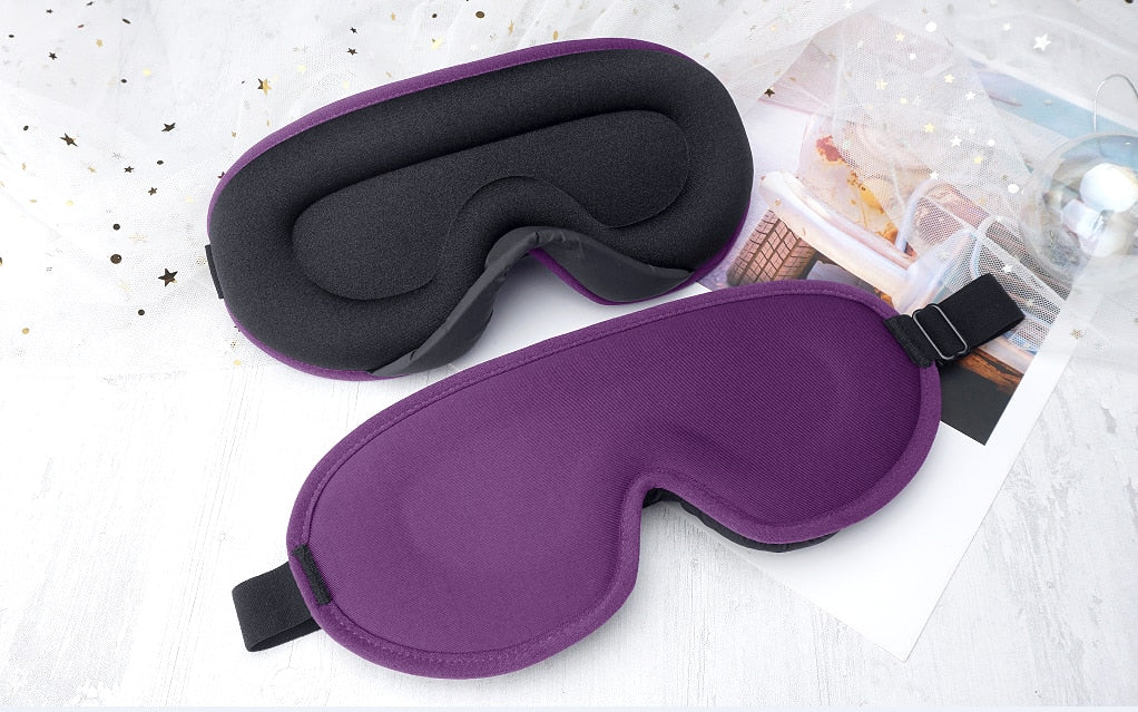 MemoryFoam™ 3D Contoured Light Blocking Sleeping Cup Mask