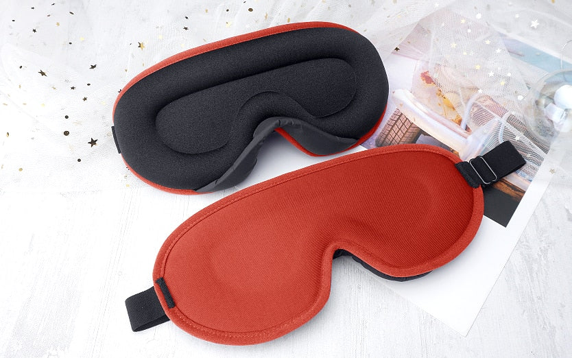 MemoryFoam™ 3D Contoured Light Blocking Sleeping Cup Mask