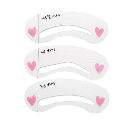 BrowPro™ 12 Styles Reusable DIY Eyebrow Stencil Set