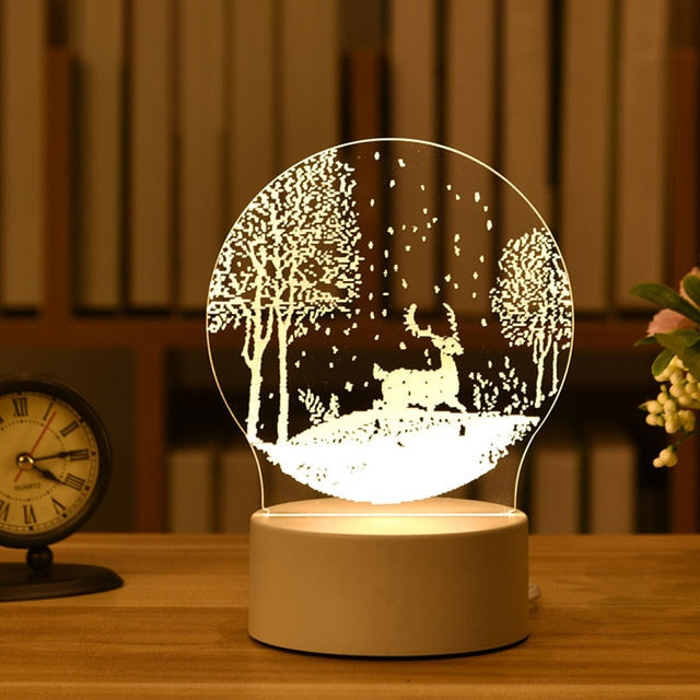 3D LED Creative Night Lamp