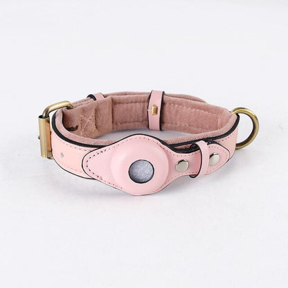 Cow Leather Anti-Lost Dog Collar