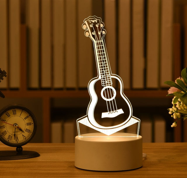 3D LED Creative Night Lamp