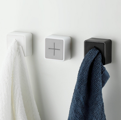 Punch-Free Bathroom Towel Plug Holder