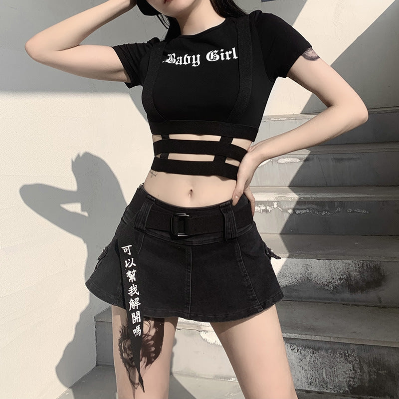 O.NIGHT™ Trendy Crop Top O-Neck T-shirt