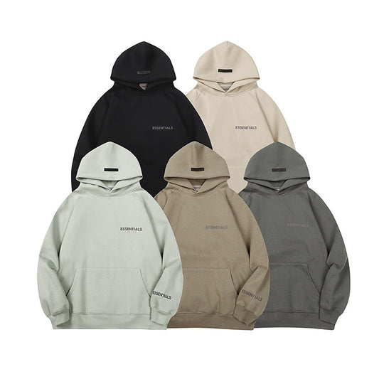 ESSENTIALS™ Chest Letters Printing Hooded Sweatshirts