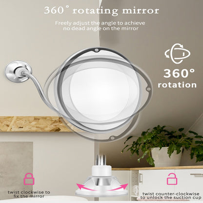 BrightVue™ LED Illuminated Magnifying Makeup Mirror