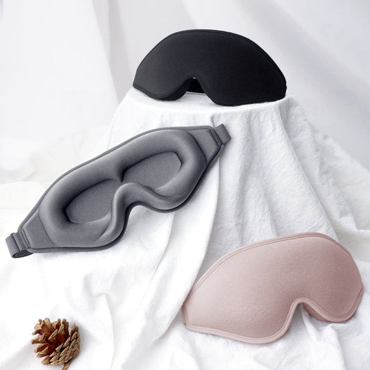 MemoryFoam™ 3D Contoured Light Blocking Sleeping Cup Mask