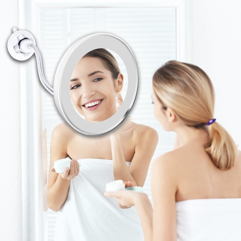 BrightVue™ LED Illuminated Magnifying Makeup Mirror