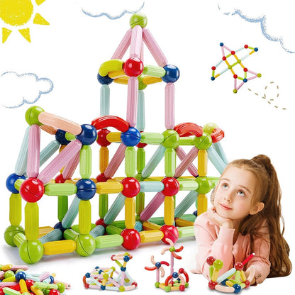 PuzzleCraft™ 3D Magnetic Building Blocks