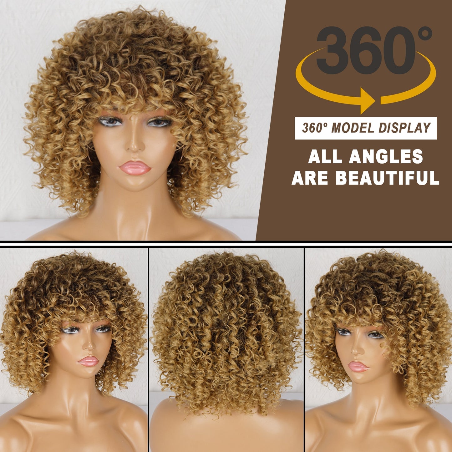 LULU WIG™ Afro Kinky Curly Wig