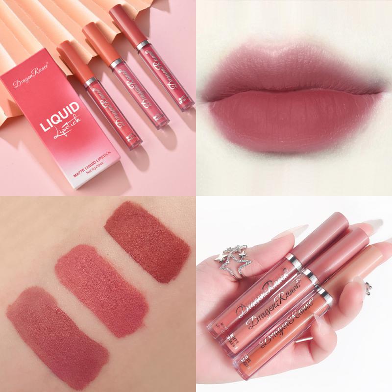 DRAGON RANEE™ 3pc/set Liquid Matte Velvet Lipstick