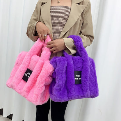 O.NIGHT™ Designer Faux Fur Tote Bag