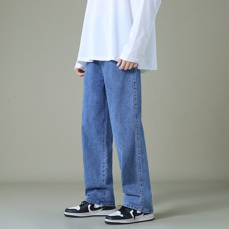 WideStyle™ Denim Wide-leg Pants