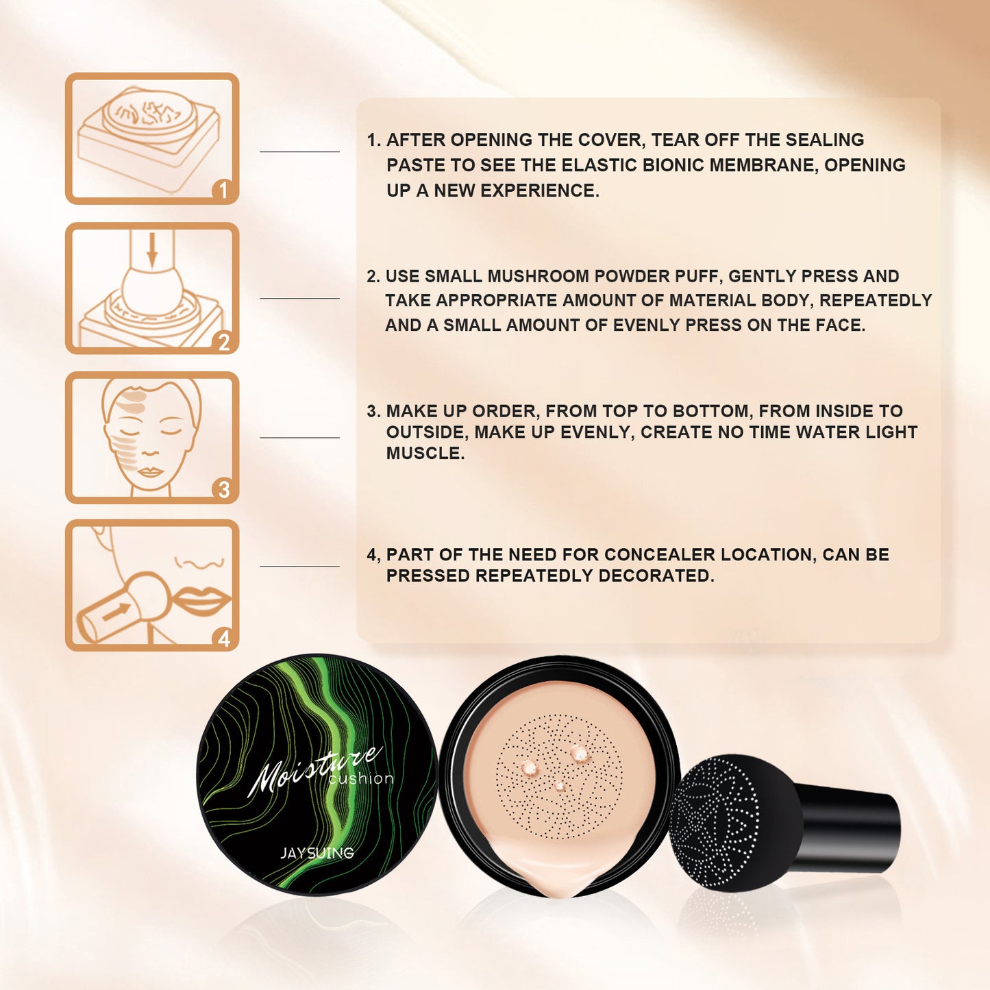 JAYSUING™ Moisturizing Cream Concealer Makeup