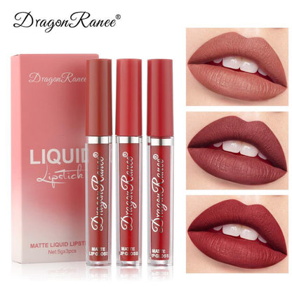 DRAGON RANEE™ 3pc/set Liquid Matte Velvet Lipstick