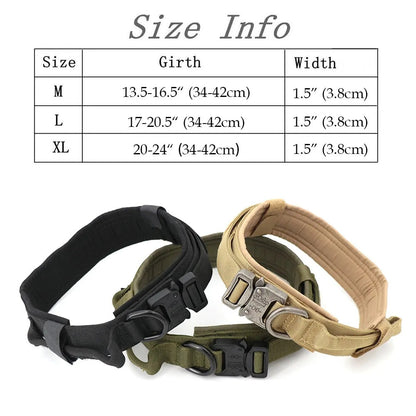 Heavy-Duty Tactical Dog Collar