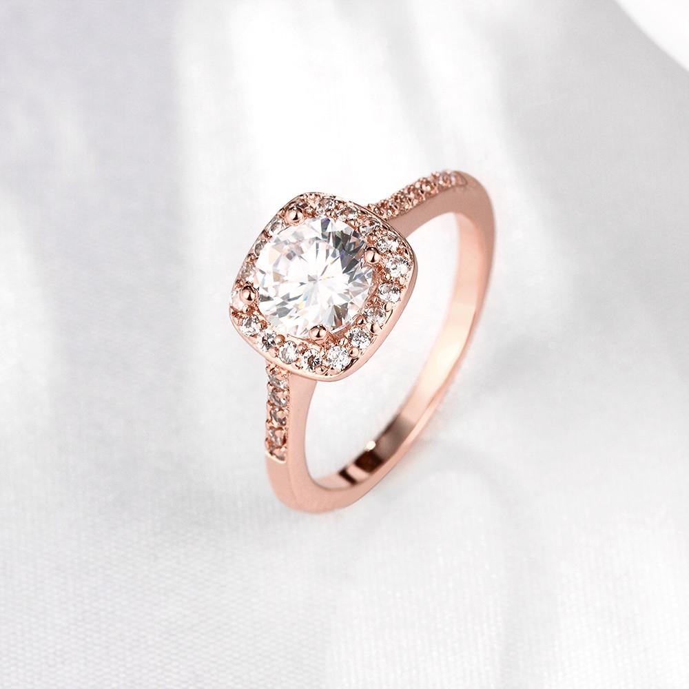 18K Gold-Plated Halo Ring