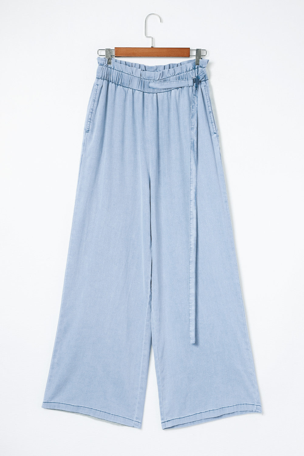 O.NIGHT™ High Waist Pocketed Tencel pants